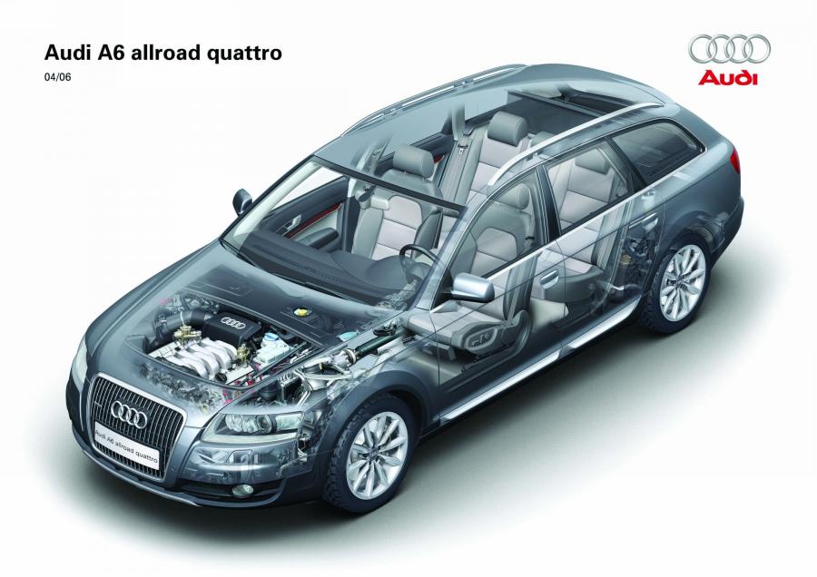 Схема Audi A6 Allroad 4.2 Quattro (4F, C6) 2006 года  (фото 40 из 44)